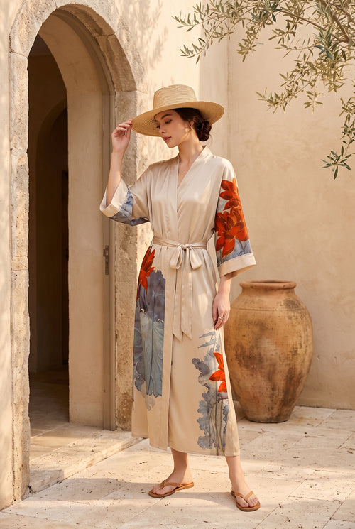 Kimono femme Mélya porté